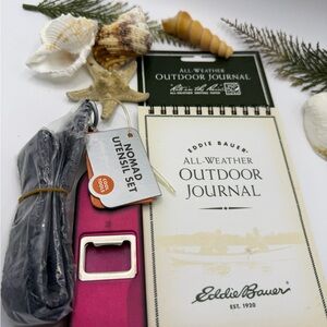 Eddie Bauer Outdoor Journal and Utensil Set